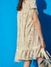 BEATRICE - Paisley Crochet Short Dress
