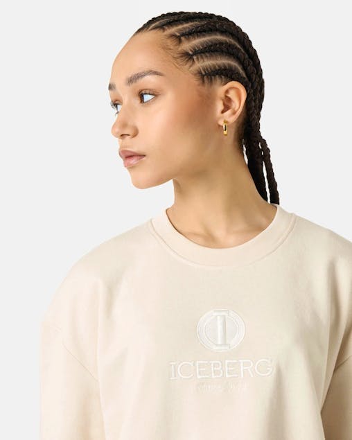 ICEBERG - Embroidered Heritage Logo Sweater