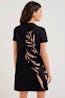 DESIGUAL - Cheetah T-shirt Dress