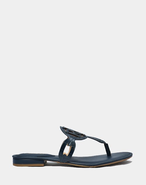POLO RALPH LAUREN - Audrie Burnished Leather Sandal