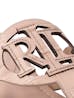 POLO RALPH LAUREN - Audrie Crocodile-Embossed Leather Sandal