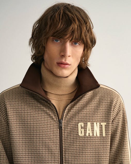 GANT - Houndstooth Tracksuit Jacket