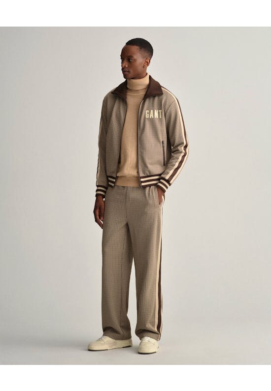 Houndstooth Tracksuit Pants