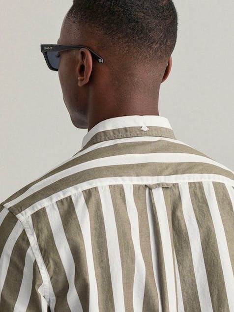 GANT - Gant Regular Fit Wide Stripe Poplin Shirt