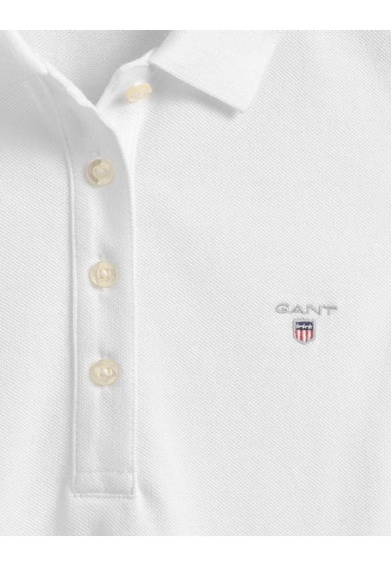 Detail Collar Pique Polo Shirt