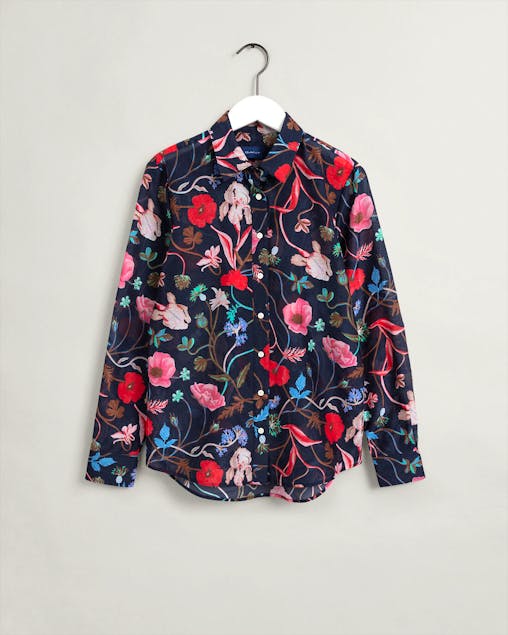GANT - Wild Floral Print Cotton Silk Shirt