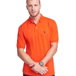 Mens USPA Short Sleeve Signature Polo Shirt