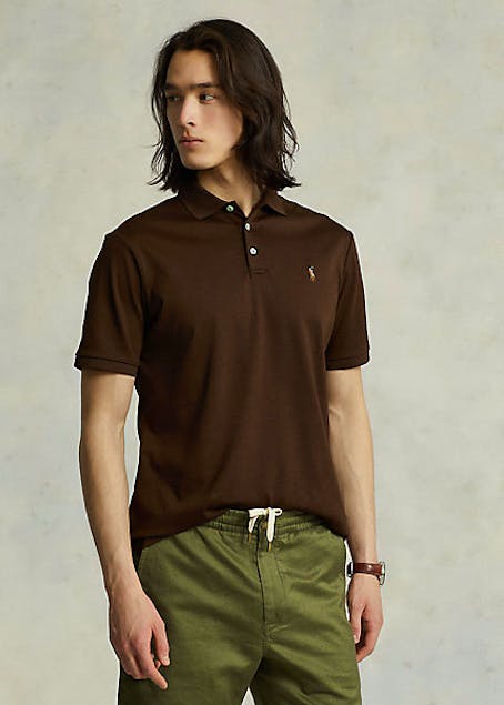 POLO RALPH LAUREN - Slim Fit Soft Cotton Polo Shirt