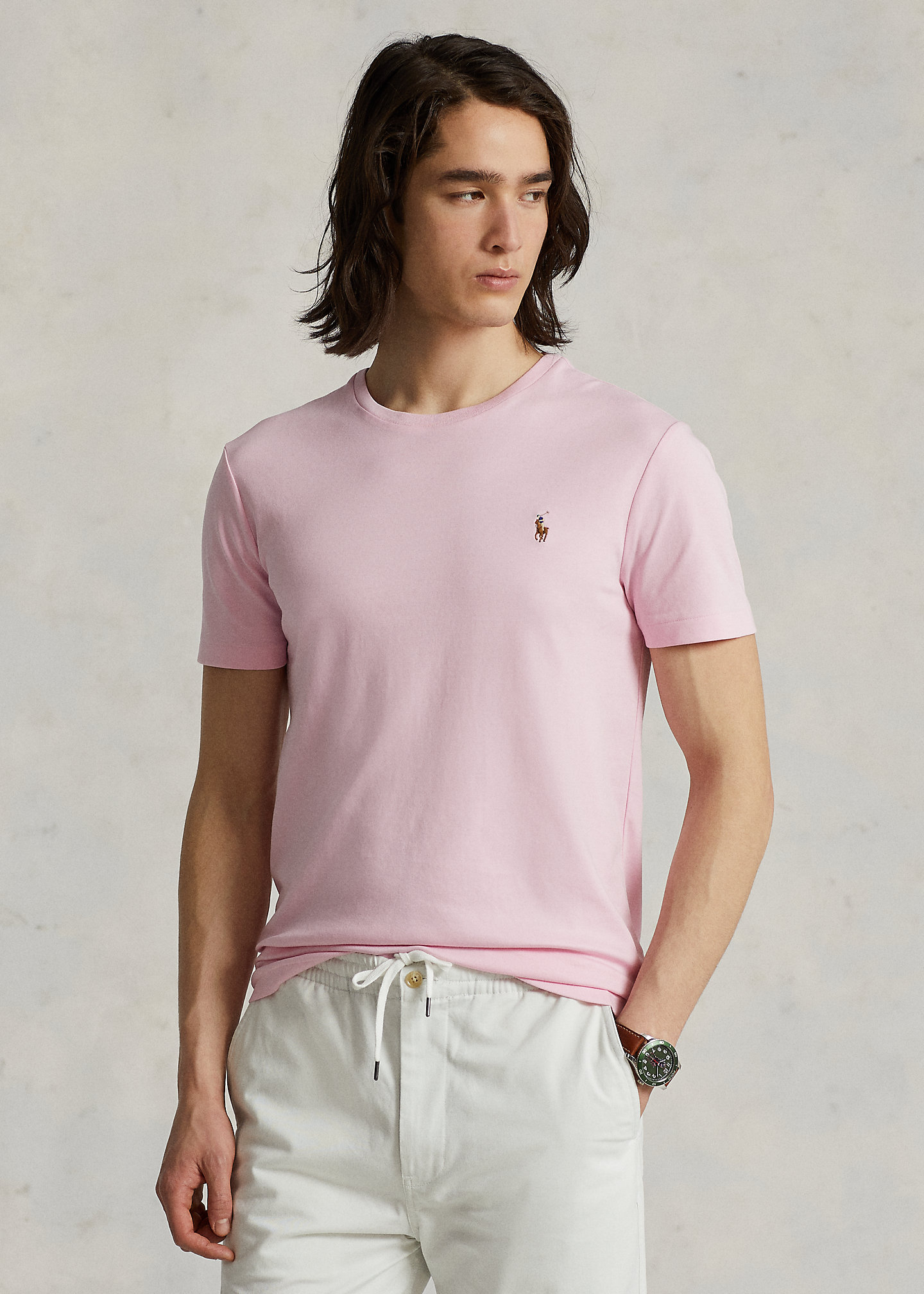 POLO RALPH LAUREN - Custom Slim Fit Soft Cotton T-Shirt