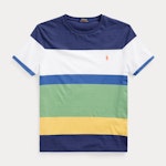 Custom Slim Fit Striped Jersey T-Shirt