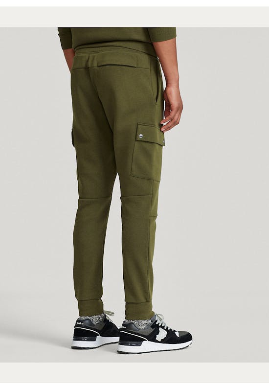 Double-Knit Cargo Jogger Pant