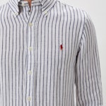 SLHBDPPCS linen Long Sleeve-Sport Shirt