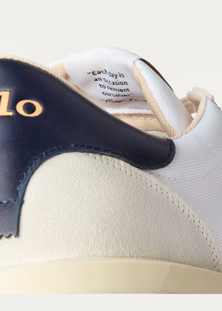 POLO RALPH LAUREN - Train 89 Suede and Oxford Trainer