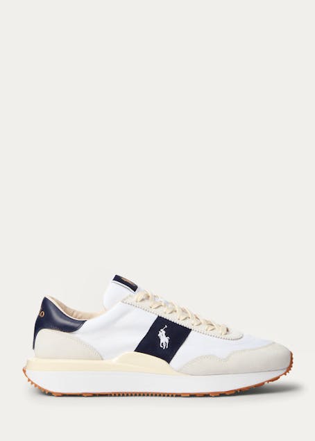 POLO RALPH LAUREN - Train 89 Suede and Oxford Trainer