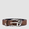 REPLAY - Suede Belt With Rose
