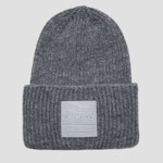 Knitted Beanie With Turn - Up