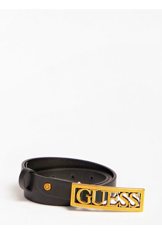 Izzy logo buckle belt