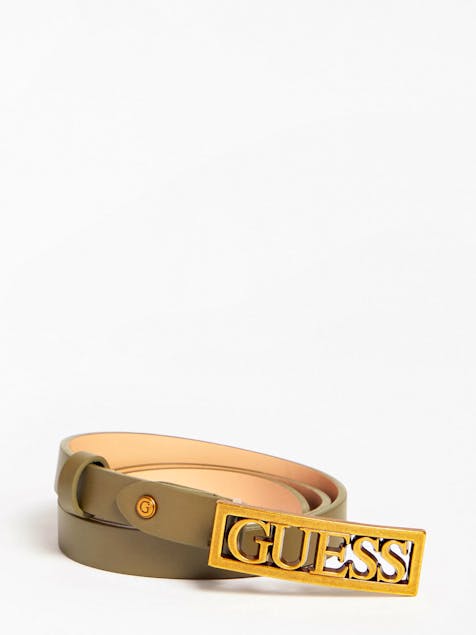 GUESS - Izzy logo buckle belt