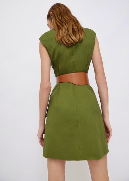 LIU JO - Eco-friendly dress with shoulder pads
