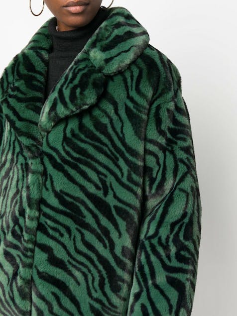 LIU JO - Animal-Print Faux-Fur Jacket