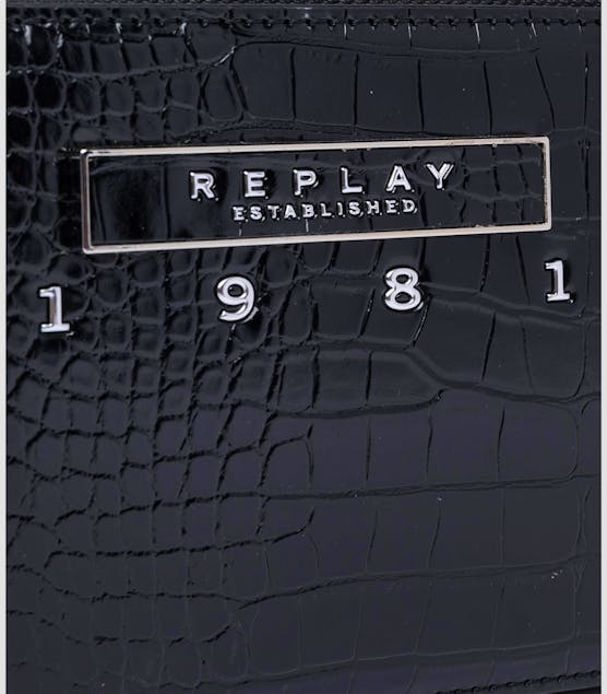 REPLAY - Crossbody Bag With Croc Print