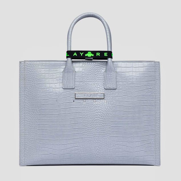 REPLAY - Shopper Bag With Croc Print