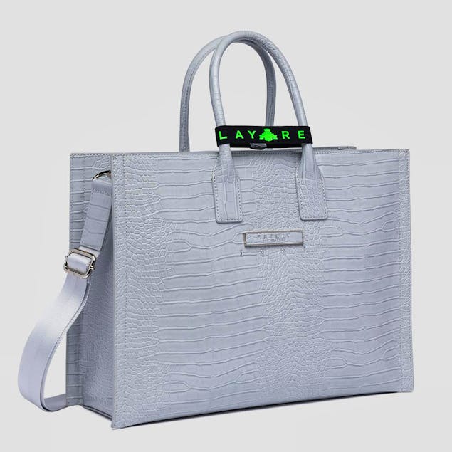 REPLAY - Shopper Bag With Croc Print