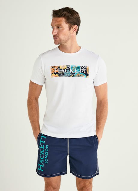 HACKETT - Graphic Print Cotton T-Shirt