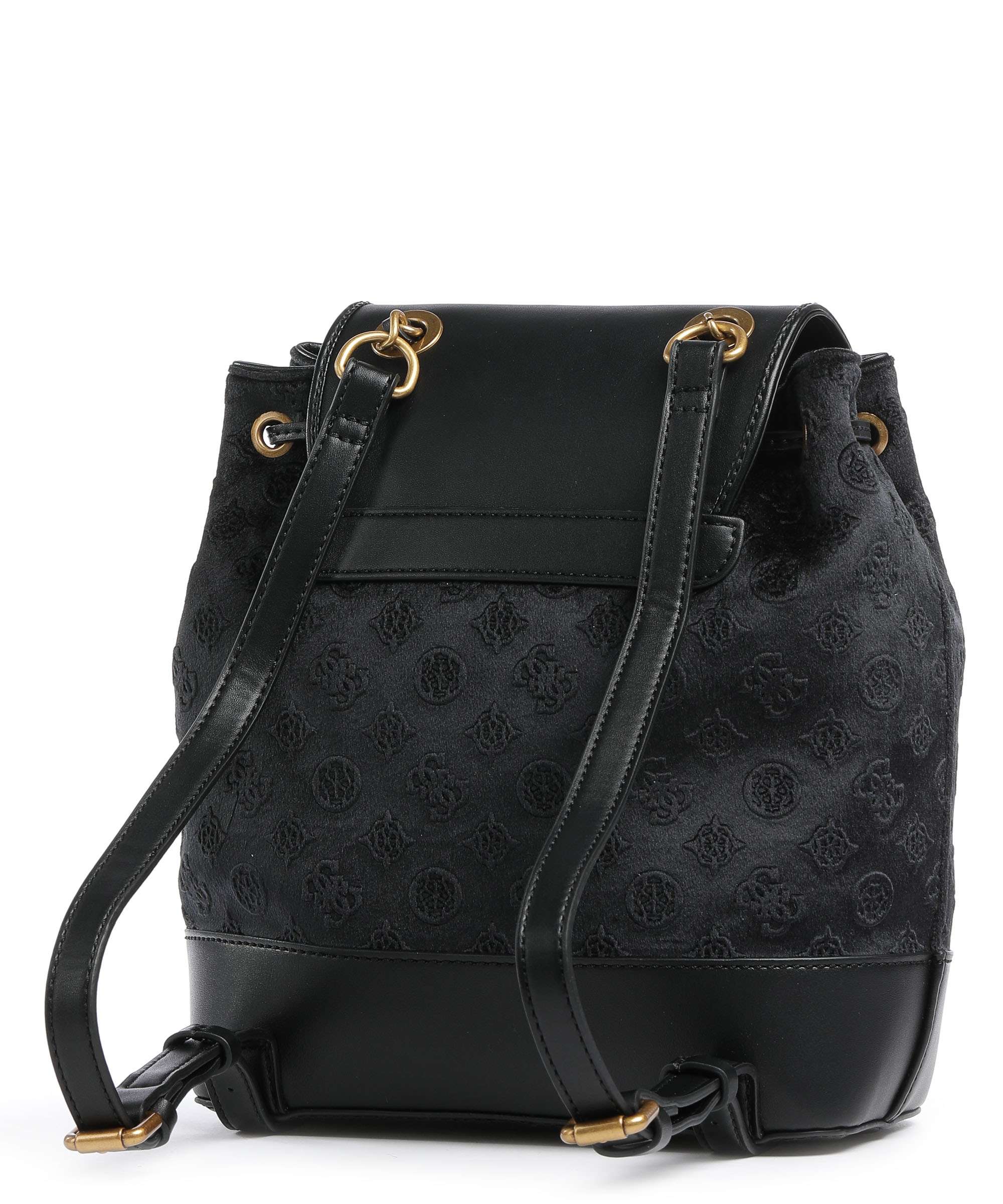 New GUESS Inia Backpack Guess Iridescent Logo Jelly Mini Backpack Red/Silver | eBay main image 2