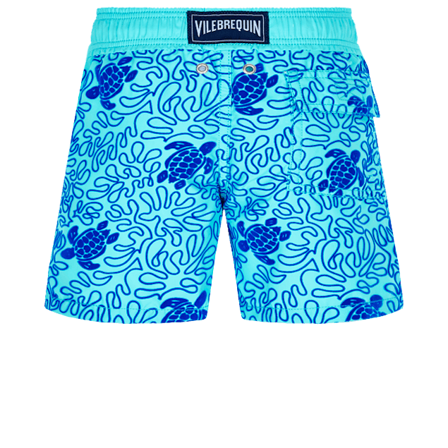 VILEBREQUIN - Boys Swimwear Turtles Splash Flocked