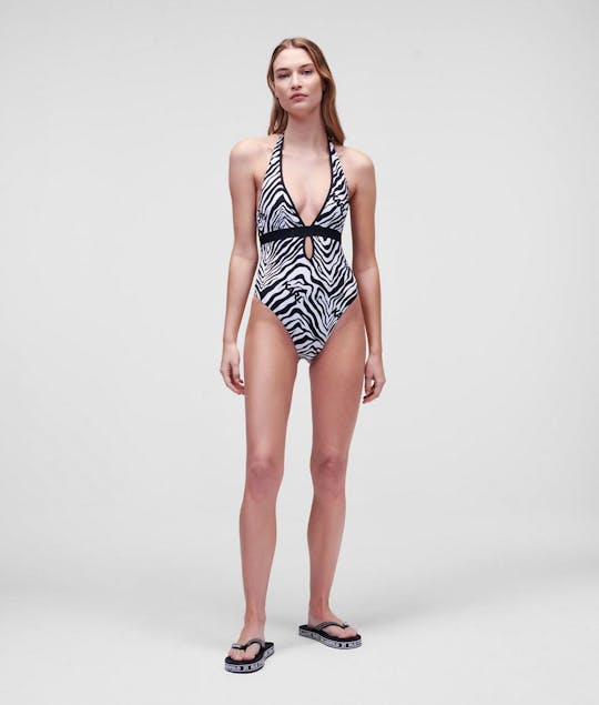 KARL LAGERFELD - Zebra Swimsuit