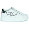 KARL LAGERFELD - Whipstitch Lo Lace Leather Sneaker