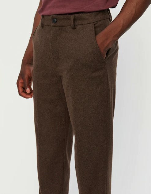 LES DEUX - Como Reg Wool Suit Pants