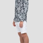 Linen and Cotton Shirt With Floewers Print