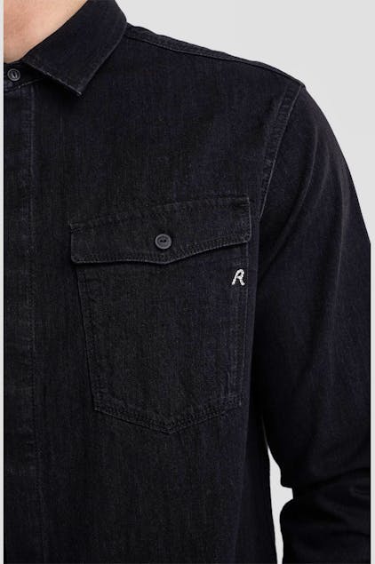 REPLAY - Black Denim Shirt