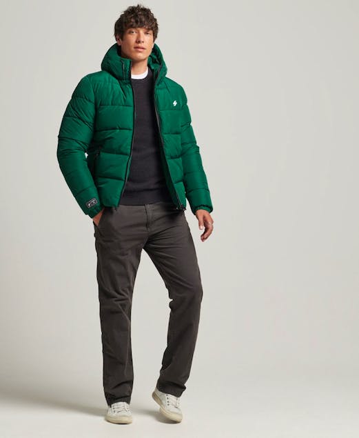 SUPERDRY - Hooded Sports Puffer