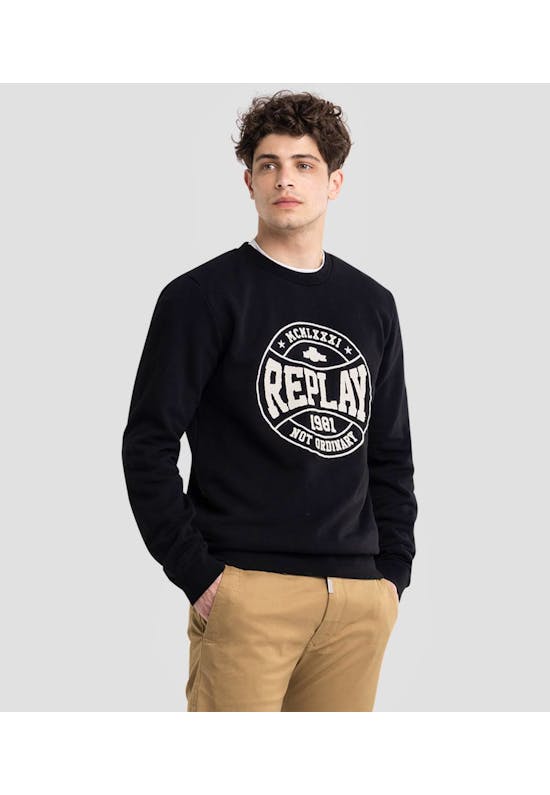 College Sweatshirt In Cotton