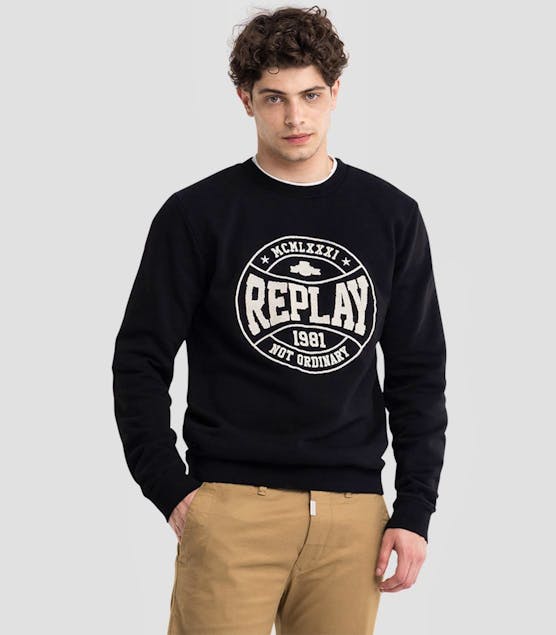 REPLAY - College Sweatshirt In Cotton