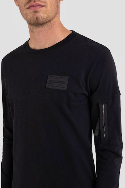 REPLAY - Long - Sleeved T-Shirt In Slub Jersey