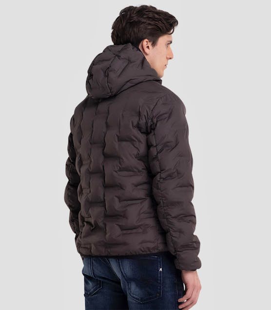 REPLAY - Recycled Short Jacket With Hood