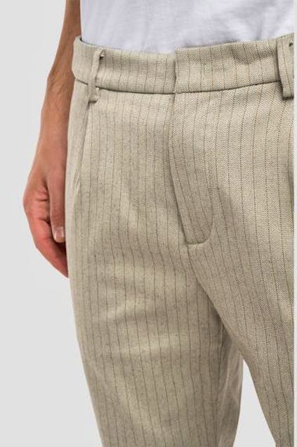 REPLAY - Slim Pinstriped Smart Trousers