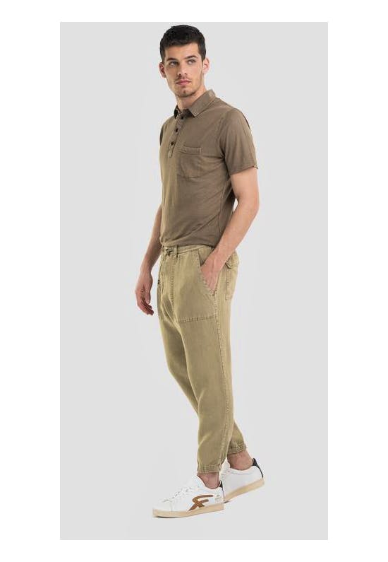 Linen Trousers With Pockets