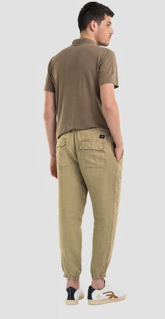 REPLAY - Linen Trousers With Pockets