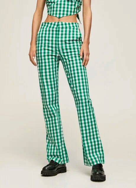 PEPE JEANS - Faith Gingham Trousers