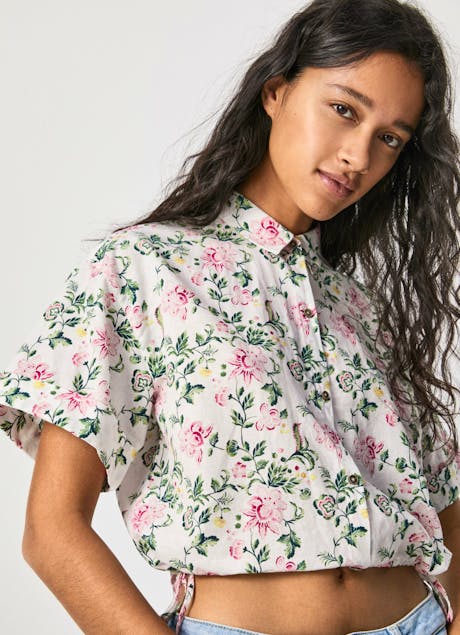 PEPE JEANS - Lavinia Floral Print Shirt