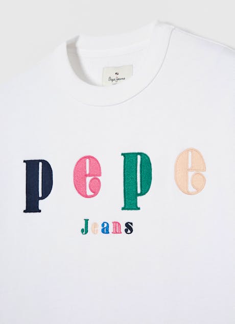 PEPE JEANS - Peg Sweat Cotton Sweatshirt