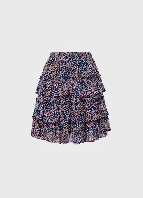 PEPE JEANS - Leslie Frilled Mini Skirt