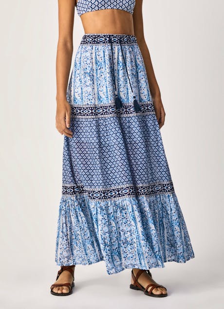PEPE JEANS - Jordane Boho Style Long Skirt
