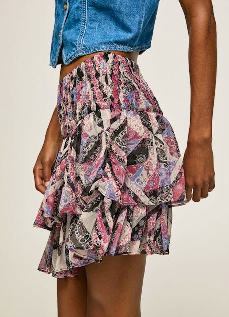 PEPE JEANS - Flowing Skirt With Frills