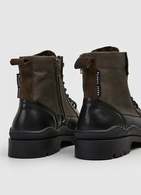 PEPE JEANS - Brad Lace - Up Ankle Boots